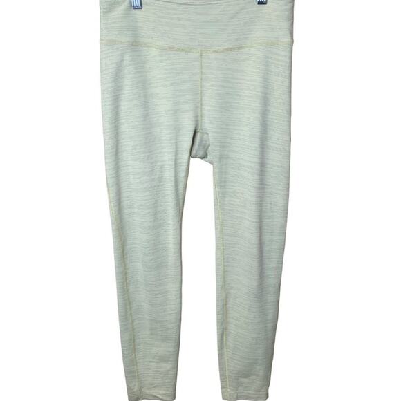 Outdoor Voices Leggings Women's Size Medium 3/4 Length Compression Melange Mint - Picture 1 of 3